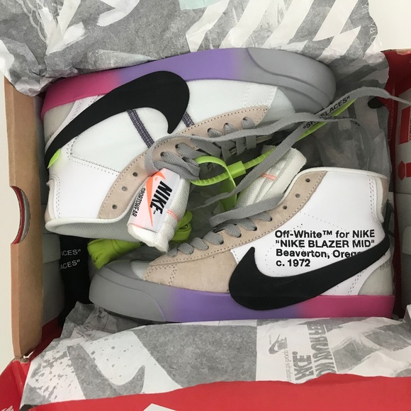 nike blazer mid off white serena